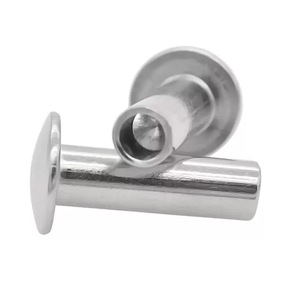 Remache Semihueco de Cabeza Redonda Plana de Acero Inoxidable Grado 304, Diámetro de 0.188 Pulgadas, Rango de Agarre de 1-2, Remache de Bloqueo Recto Hembra - Product Image 5