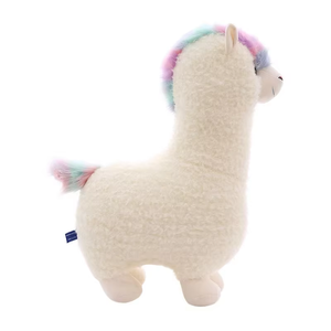Peluche d'alpaga blanche - le cadeau en peluche mignon préféré, idéal pour les cadeaux d'anniversaire et de la Saint-Valentin pour les enfants - Product Image 6