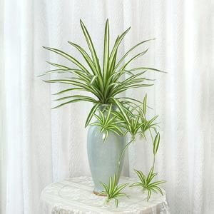 Plante araignée chinoise réaliste fausse herbe grande plante murale artificielle pour décor d'hôtel - Product Image 6