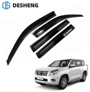 Deflector de coche visera de ventana para TOYOTA Altitude Prado FJ150 LC150 <span class=keywords><strong>2009</strong></span> + visera solar accesorios de coche protector de lluvia protector de viento - Product Image 1