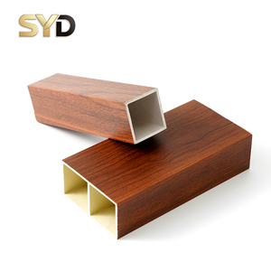 Tubo WPC Anti-UV per Interni ed Esterni, Listello in Composito <span class=keywords><strong>Legno</strong></span>-Plastica per Decorazione Recinzioni da Giardino - Product Image 1