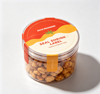 Étiquettes thermorétractables personnalisées pour emballages de boissons en PET/PVC, film imprimable pour bouteilles en verre, rouleaux d'étiquettes rétractables