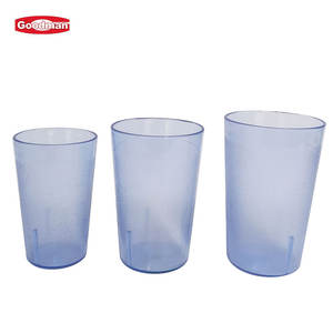Gobelet de restaurant en plastique transparent écologique 16 oz, extérieur texturé, personnalisable, livraison rapide, pour la restauration commerciale et les bars - Product Image 2