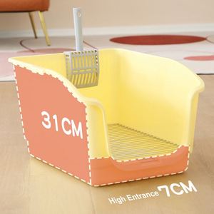 Bac à litière pour chat en acier inoxydable à mailles fines, anti-écrasement, avec contrôle des odeurs et grande capacité - Product Image 3