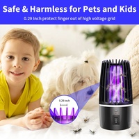 Lámpara Antimosquitos Eléctrica JZ Recargable por USB para el Hogar, Atrapa Moscas para Interiores y Exteriores