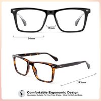 Lunettes de Prescription de cadre de lunettes optiques de Style d'ordinateur de bio-acétate pour hommes de haute qualité du magasin optique