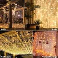 3m 10m 15m Led Curtain String Light Outdoor Ip65 Waterproof Christmas String Lights fairy Decoration Light Home Garden
