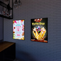 Enseigne lumineuse en acrylique personnalisée, murale, avec éclairage LED, étanche, enseigne publicitaire 3D illuminée pour restaurant, café, boutique, décoration