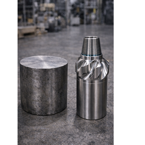 Corps de trépan PDC en acier inoxydable et acier allié usiné CNC Lucan Techno pour outils de forage pétrolier conformes aux normes API - Product Image 1