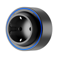 Enchufe de Riel Deslizante 16A con Luz LED, Módulo Adaptador de Riel de Alimentación Móvil Multienchufe con Estándares US/UK/EU, Puertos USB-C y USB-A