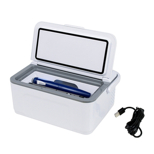 Professional Rechargeable Waterproof Foldable PP <strong>Material</strong> <strong>Cooler</strong> Travel Case Drug Insulin Cold Storage Box Medicine <strong>Cooler</strong> - Product Image 6