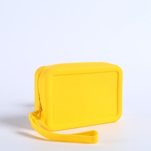 Borsa cosmetica in Silicone portatile, pronta per la fabbrica, multifunzione, con chiusura a cerniera, semplice <span class=keywords><strong>portamonete</strong></span> portatile - Product Image 4