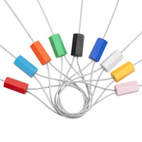 Nouveau design cadenas de sécurité étanche à tirer autobloquant jetable joint de câble en plastique joint de fil métallique