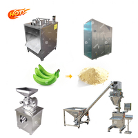 Weegbree Snijmachine Banaan Chips Meel Extract Productielijn Plaintain Dunschiller Snijmachine Poeder Verwerking Lijn