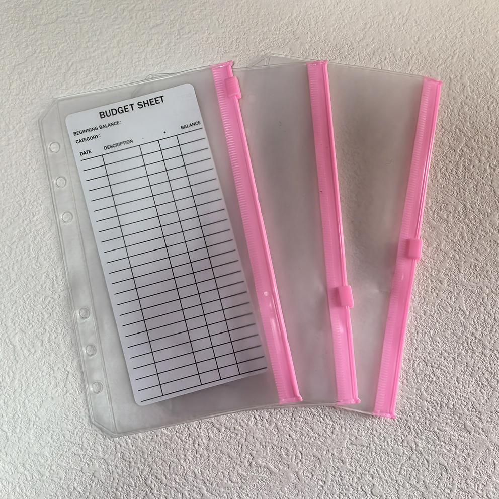 Zipper Envelope Pink