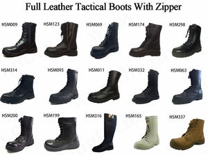 CXT,6 pulgadas <span class=keywords><strong>de</strong></span> diseño <span class=keywords><strong>de</strong></span> cremallera lateral exterior, zapatos tácticos <span class=keywords><strong>de</strong></span> Color miel, botas <span class=keywords><strong>de</strong></span> <span class=keywords><strong>combate</strong></span> <span class=keywords><strong>de</strong></span> cuero nobuk antibarro HSM337 - Product Image 6