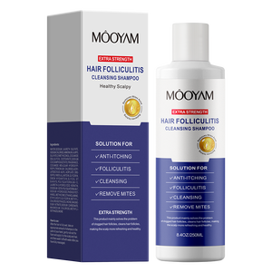 Shampooing anti-acné anti-démangeaisons de marque privée mousse fine doux non irritant 250ml MOOYAM shampooing nettoyant pour folliculite capillaire - Product Image 6