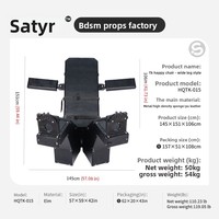 Chaise de bondage SM en gros pour jeux intimes, flirt en couple, avec menottes de pieds, bondage corporel complet, couleurs personnalisées