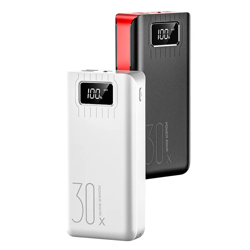 New arrivals digital Power Bank 30000 Mah Mini Portable Charger For Samsung Lipo Battery 12V Lithium Powerbank