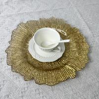 Assiette de Présentation en Plastique Transparent Style Rétro Luxe Vintage pour Mariages, Fêtes et Noël – Vente en Gros
