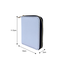 Dompet Minimalis Terlindungi dengan Kantong Koin Kancing Tekan