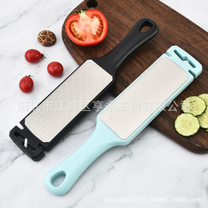 Double Sided Knife Sharpener Stainless Steel Multi Grit Manual Sharpening Tool For Kitchen Knives Scissors Household Use - Product Image 1