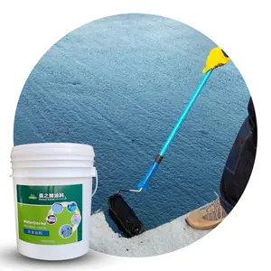 Campione gratuito esposto resistente ai raggi UV rivestimento impermeabilizzante impermeabilizzante in poliuretano liquido ad alta elasticità