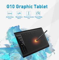 Tablette graphique de dessin 10moons G10, prix d'usine, 8192 niveaux, RTS G10, pour designer, tablette graphique de dessin