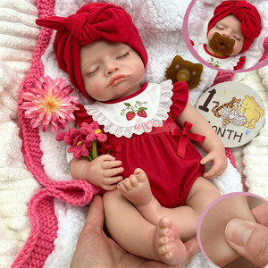 Muñeca Reborn de Silicona Suave de Cuerpo Completo de 18 Pulgadas para Niñas, Coleccionable, para Compañía de Ancianos, Fotografía de Bebés y Atrezzo de Cine, Venta al por Mayor - Product Image 1