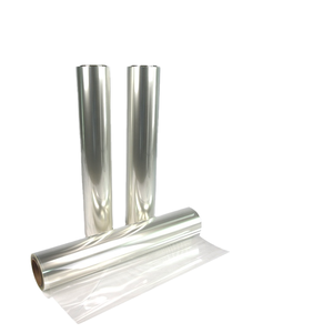 Rollos de película PET transparente ópticamente L & B, adhesivo de montaje de doble cara, dureza suave para marcos de fotos, pegatinas, fundición de película de liberación - Product Image 1