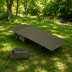 Cama de Camping ONETIGRIS SUPRAGRIS em Liga de Alumínio, Suporta 400lbs, Leve e Confortável, Cama Dobrável para Caminhadas e Viagens - Product Image 2