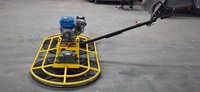 Finitionneuse à béton industrielle CE à essence/électrique pour sols d'usine et chantiers de construction – Talocheuse motorisée autoportée