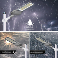 Lampadaire LED extérieur étanche IP66 120LM/W 50W 100W 150W 200W 300W AC85-277V en aluminium avec boîtier PC pour jardin, route et parking