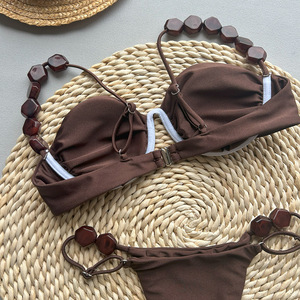 Maillots <span class=keywords><strong>de</strong></span> <span class=keywords><strong>bain</strong></span> push-up JSN 2025 – Ensemble bikini sexy pour femme – <span class=keywords><strong>Maillot</strong></span> <span class=keywords><strong>de</strong></span> <span class=keywords><strong>bain</strong></span> uni – Tenue <span class=keywords><strong>de</strong></span> <span class=keywords><strong>bain</strong></span> - Product Image 5