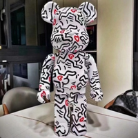 Jouets Bearbrick 70cm, haute qualité, blanc et noir, Statue de figurine d'action Bearbrick personnalisée