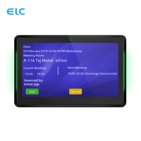 Özelleştirilmiş OEM WA1336T RK3566 duvara montaj taşınabilir konferans rezervasyon cihazı LED ışıkları ile dokunmatik ekran Android tablet