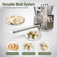 Machine automatique de fabrication de samosas, gyozas, empanadas, wontons et pierogis en acier inoxydable de qualité alimentaire, facile à nettoyer