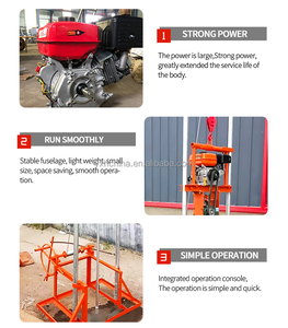 가솔린 물 우물 드릴링 장비 소형 휴대용 80m 깊은 가솔린 물 보어 우물 드릴링 머신 - Product Image 6
