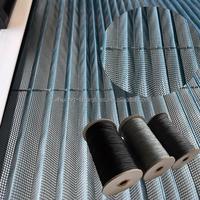 Moustiquaire à cadre en alliage d'aluminium pour porte coulissante pliée en maille plissée sans rail pour fenêtre et moustiquaire de porte pour la maison