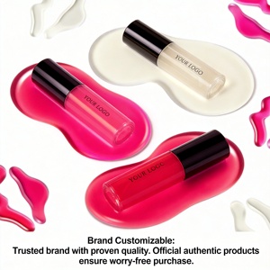 Huile à lèvres végane OEM pour femmes, tube noir, saveur fruitée, hydratante et nourrissante, 5 ml, crème imperméable, <span class=keywords><strong>baume</strong></span> à lèvres en gros - Product Image 3