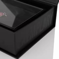 Boîte à tiroir coulissant de luxe imprimée sur mesure manchon cadeau en corde de ruban en carton rigide dur pour vernis à ongles huile faux cils chaussettes