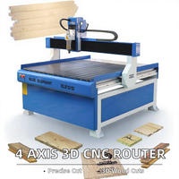 KAISE Routeur CNC 4 axes 6090 1212 pour le bois, machine de gravure 3D, équipement de fraisage du bois à broche unique, moteur pour la découpe de panneaux