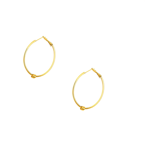 Aros de Acero Inoxidable 316L Chapados en Oro, Joyería de Moda Sostenible y Resistente - Product Image 2