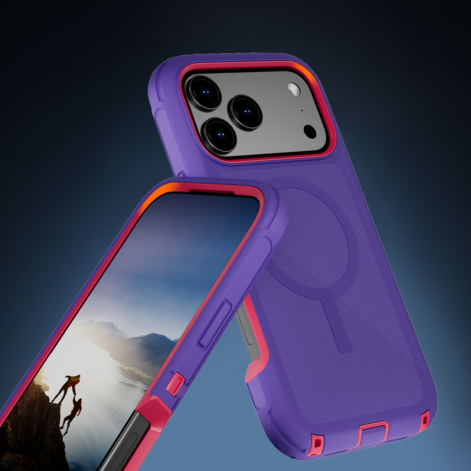 Wholesale Phone Accessories Mobile Cover Cellphone Case Defender Phone Protector with Clip for iPhone 17 18 Pro Max · image 4