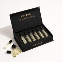Coffret découverte, mini collection d'échantillons de parfum, parfum de luxe premium pour promotion, boîte de luxe, parfum en cuir écologique