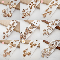Collection de bijoux XUPING plaqué or avec zircon, motif dauphin, style animal, ensemble collier et boucles d'oreilles, vente en gros