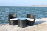 PE RATTAN WICKER <b>GARDEN</b> FURNITURE SOFA SET/ CUSHION BOX CORNER SOFA - Product Image 3