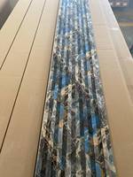 Grain de bois luxe résistant aux taches bois Alternative intérieur étanche Anti Corrosion PVC panneau mural pour TV retour au sol