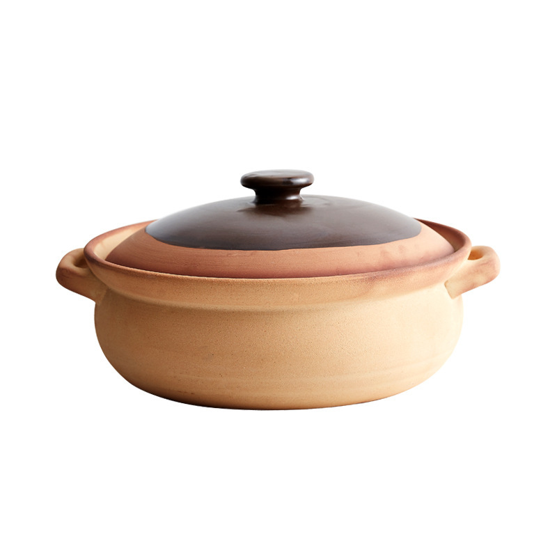 Pot en argile jaune 34cm
