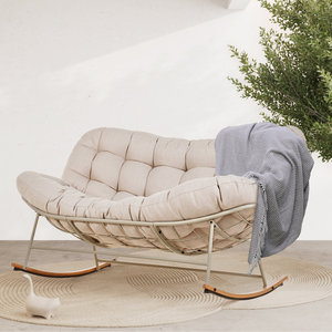 Muebles <span class=keywords><strong>de</strong></span> Hotel <span class=keywords><strong>Sillones</strong></span> Grandes <span class=keywords><strong>de</strong></span> Exterior Mecedora Colgante <span class=keywords><strong>de</strong></span> Huevo para Patio Juego <span class=keywords><strong>de</strong></span> Balcón Asiento Doble <span class=keywords><strong>de</strong></span> Acero Silla Mecedora <span class=keywords><strong>de</strong></span> Jardín - Product Image 2